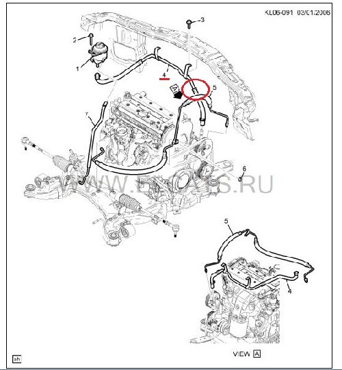 Ống dầu trợ lực từ bơm đến thước lái xe Captiva chính hãng GMỐng dầu trợ lực từ bơm đến thước lái xe Captiva chính hãng GM