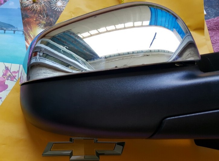 Ốp gương chiếu hậu mạ Crome xe Spark m300 chính hãng