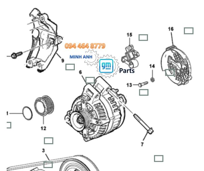 Giá Đỡ Máy Phát Điện Xe Colorado Chính Hãng GM